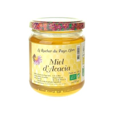 Miel d&rsquo;Acacia BIO 250g, Le Rucher du Pays Libre